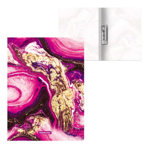 Папка с боковым зажимом А4 ErichKrause Marble Amethyst