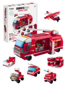 Конструктор QBRIX KIDS Пожарная станция