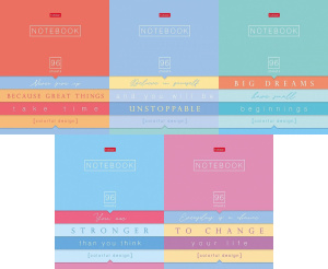 Тетрадь А5 96л клетка Будь собой! Hatber