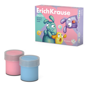 Гуашь 12 цветов по 20мл ErichKrause Jolly Friends Pastel