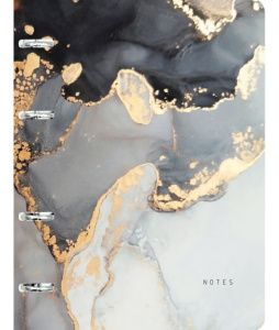 Тетрадь на кольцах А5 120л клетка Elements No 3