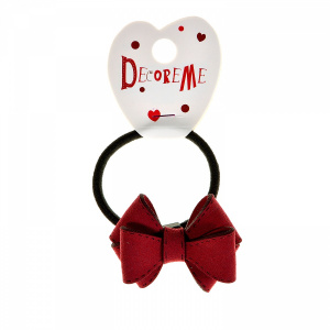 Резинка для волос 1 шт Бант ассорти