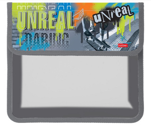 Папка для тетрадей А5 Hatber 2 отделения на липучке Нереально