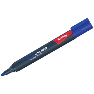 Маркер перманентный 3мм синий Berlingo Multiline PE300 пулевидный