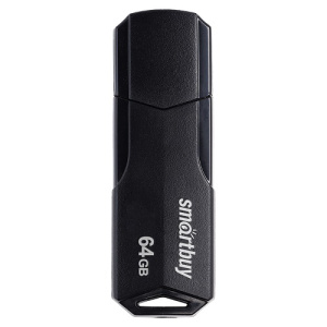 Флеш носитель 64Gb Smart Buy Clue USB 2.0 Flash Drive черный