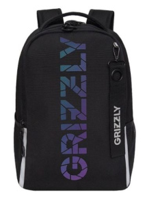 Рюкзак школьный (RB-451-10/1 черный - серый)