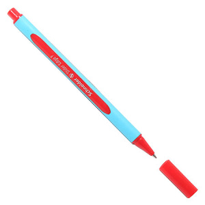 Ручка шариковая 0,4 мм красные чернила Slider Edge F