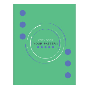 Тетрадь на кольцах А5 120л BG Your pattern глянцевая