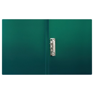 Папка с боковым зажимом А4 СТАММ Хамелеон 700мкм пластик зеленый хамелеон