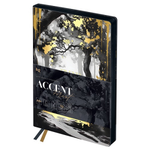 Ежедневник датированный 2026г А6+ 176л мягкий переплет кожзам BG Accent. Forest