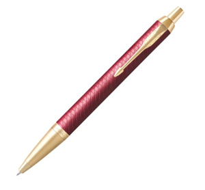 Ручка шариковая Parker IM Premium K318 Red GT M синие чернила