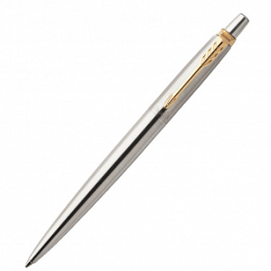 Ручка гелевая Parker Jotter Core K694 Stainless Steel GT M черные чернила