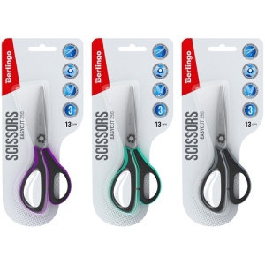 Ножницы 13см Berlingo Easycut 350 ассорти
