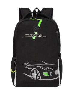 Рюкзак школьный (RB-551-4 /1 черный - салатовый)