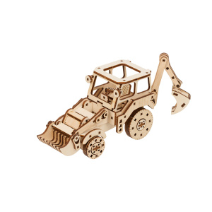 Конструктор деревянный 3D Экскаватор BIR-001 REZARK