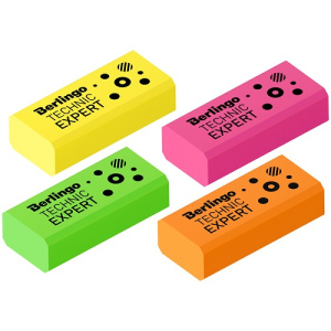 Ластик Berlingo Technic Expert 40*18*11мм ассорти