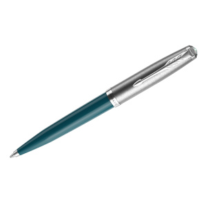 Ручка шариковая 1,0 мм Parker 51 Teal Blue CT черные чернила