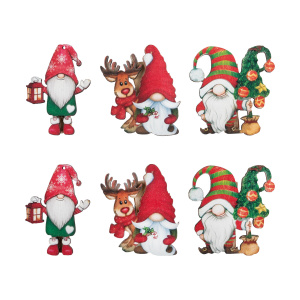 Декоративные прищепки Новогодняя коллекция  6шт 3,5см 04 Blumentag WCBC-35