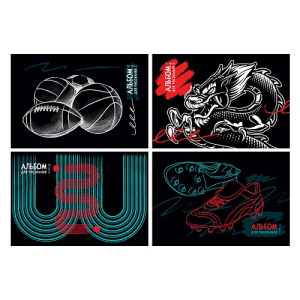 Альбом для рисования А4 32л BG BoyZZ на скрепке