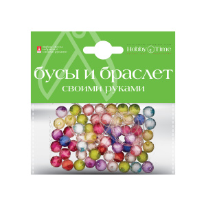 Набор бус и браслет № 8 своими руками 2 вида