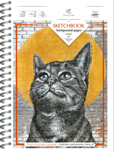 Скетчбук А5 32л Street ArtBook c фоновыми страницами 