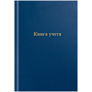 Книга учета А4 96л Бумвинил клетка