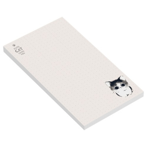 Блок для записей MESHU Cute cats 10х17см 50л на склейке