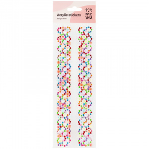 Декоративные акриловые наклейки MESHU Bright line 25x7,8см