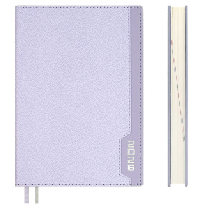 Ежедневник датированный 2026г А5 176л ESCALADA Джут сиреневый Думай как миллиардер 