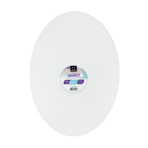 Холст на картоне овальный 30х40 см Малевичъ