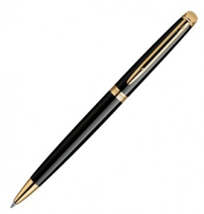 Ручка шариковая Waterman Hemisphere Mars Black GT синие чернила