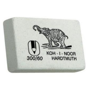 Ластик KOH-I-NOOR белый 300\60