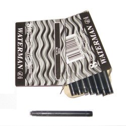 Чернила Waterman в патронах черный