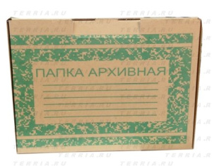 Архивный бокс 75 мм микрогофрокартона 255x340x75мм серый