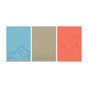 Тетрадь А4 96л клетка BG Monocolor. Serenity