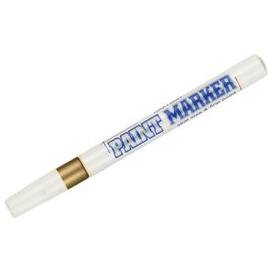 Маркер промышленная графика лак MunHwa PM-07 золото 4мм