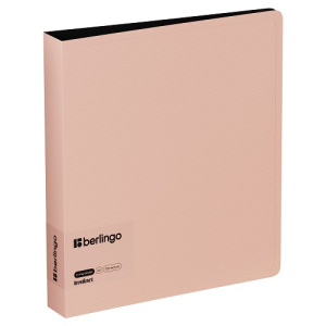 Папка на 4 кольцах А5 Berlingo Instinct 35мм с внутр карманом фламинго