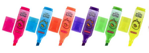 Текстовыделитель мини с принтами BRAUBERG NEON 1-5 мм