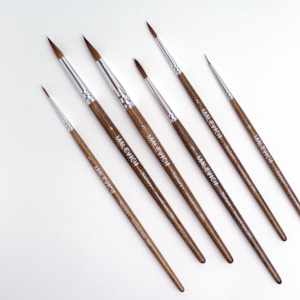 Кисть колонок круглая №5 микс Малевичъ Nature