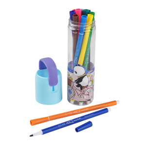 Фломастеры 12 цветов BrunoVisconti KIDSCOLOR пластиковая туба