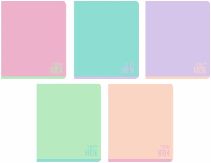 Тетрадь 48л А5 клетка Пастель soft touch