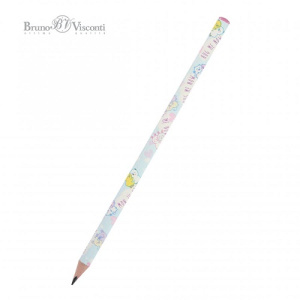 Карандаш чернографитный НВ HappyGraphix Обнимашки Цыплята