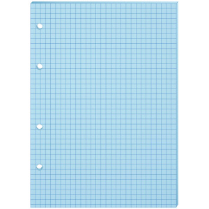Сменный блок 80л А5 голубой