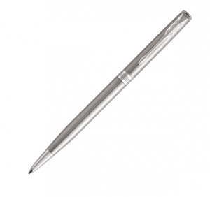 Ручка шариковая Parker Sonnet Core K426 Slim Stainless Steel GT M черные чернила