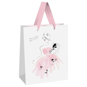 Пакет подарочный 26х32х12см MESHU Woman's beauty