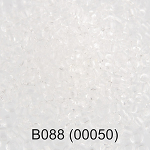 Бисер Чехия GAMMA круглый 2 2,3 мм 5г прозрачный B088 00050