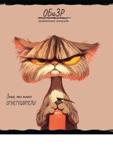 Тетрадь тематическая 48л ОБиЗР ПРО ХВОСТ клетка