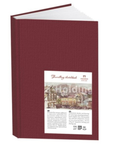 Скетчбук А4 80л Travelling sketchbook гранат Ландшафт 