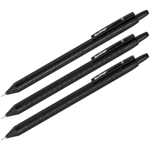 Карандаш автоматический 0,5мм Berlingo Doubleblack с ластиком ассорти