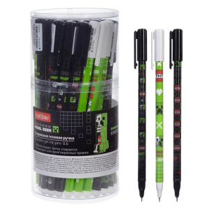 Ручка гелевая стираемая 0,6 мм синие чернила Моя Игра Pixel Boom 